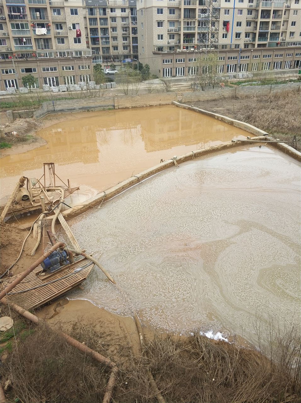 钟山沉淀池淤泥清理-厂区废水池淤泥清淤